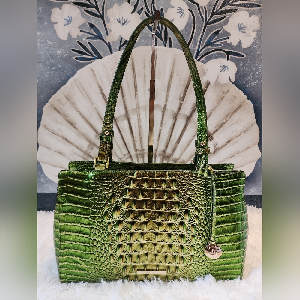Brahmin Josette Tote In Cacti Green